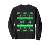 X-Files Christmas Alien UFO Vintage Ugly Sweater Pattern Sweatshirt