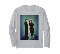 X-Files David Duchovny Gillian Anderson By Michael Grecco Long Sleeve T-Shirt