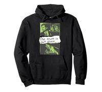 X-Files Front and Back Truth is Out There Alien 90's TV Show Pullover Hoodie