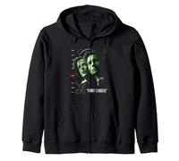 X-Files I Want to Believe Green Glow Believe 90's TV Show Zip Hoodie