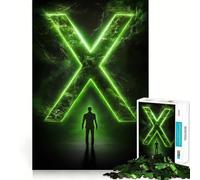 X-Files Poster Adult Jigsaw1000 Pieces Memory Skill Fun Stable Fit No Shifting Parts Compact Fun for Family Game Time (50x75cm)