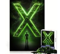 X-Files Poster Hard Jigsaw Puzzle for Adults 1000 Pieces Memory Enhance Time Well Spent Neat Edges (38x26cm)