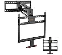 X-FIXTURE Fireplace Pull-Down TV Mount, Height Adjustable for 43" - 80" TVs, Max VESA 600x400mm, Up to 80lbs, Above Fireplace