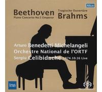 ƒx[ƒg[ƒ”ƒFƒ“ : ƒsƒAƒm‹¦‘t‹È ‘æ5”Ô uc’év ‘¼ (Beethoven : Piano Concerto No.5 Emperor | Brahms : Tragische Ouverture / Arturo Benedetti Michelangeli A Sergiu Celibidache & Orchestre National de l'ORTF) [SACDƒVƒ“ƒOƒ‹ƒŒƒCƒ„[]