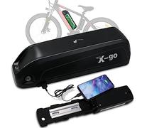 X-go Ebike Battery, 48V 13AH Hailong Electric Lithium-ion Bike Battery with Charger, 5 Pin, USB Port for 1000W 750W 500W 350W 250W Bafang or other Motor (48V 13AH 5 Pin+USB (Updated Version))