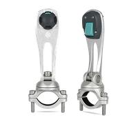X-Guard Moto Motorcycle Motorbike A+ Small Tube Mount Silver