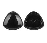 X Hoop Double Sticky Bra Inserts Self Padding for Women with Small Breast Silicone Push Up Pad Underwear, black, One Size