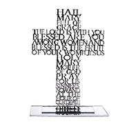 X-Institute 21cm Acrylic Religious Scriptures For Cross Catholic Bible Church Prayer Home Chapel Decoration Religious Articles