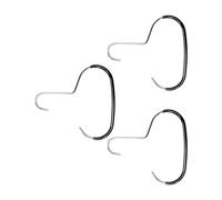 X-Institute 3 Pieces Space Saving Wardrobes Hook for Dresses Coat Circles Rings Hanger Hats Display Rack Baseball Caps Organizers Baseball Caps Display Holder
