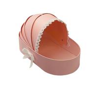 X-Institute Cradle Shape Flower Basket Baby Showers Empty Hamper Basket Flower Bouquets Box Empty Cardboard Gifts for Wedding Baby Showers