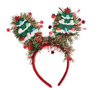 X-Institute Creative Hair Hoop Stylish Hair Accessory Sparkling Star Detail Headdress For Family Gatherings And School Event Family Holiday Hairband