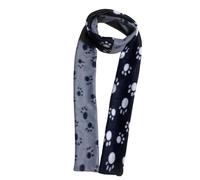 X-Institute Dog Cat Paws Print Womens Scarf Fleece Soft Scarf Winter Fall Shawl Wraps Neck Warmer Scarf