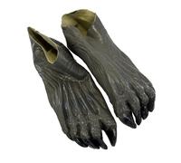 X-Institute Latex Wolf Claw Gloves Wolf Foot Covers Halloween Cosplay Costume Accessories For Women Men Gifts