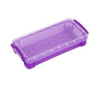 X-Institute Multifunctional Pencil Box Clear Pencil Case High Capacity Pen Box Colored Organizers for Kid Adult Student Artist Supply Organizers