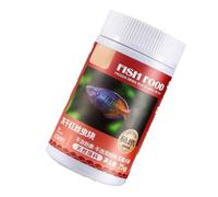 X-Institute Organic Crumbled Bloodworm Flakes Diet for Betta Fish Easy Feeding Promotes Digestion Aquariums Fish Food Freeze Dried