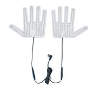 X-Institute Pair USB Heating Mat for Ski Gloves, Heated Gloves Pad, Light Gray, White, Polyester, Cotton