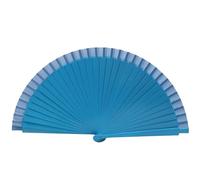 X-Institute Vintage Wooden Hand Fan Wedding Dance Solid Color Plain Folding Fan Elegant Handhelds Dancing Show Performances Spanish Fan