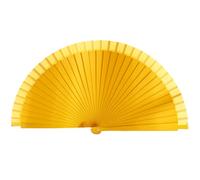 X-Institute Vintage Wooden Hand Fan Wedding Dance Solid Color Plain Folding Fan Elegant Handhelds Dancing Show Performances Spanish Fan