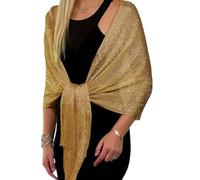 X-Institute Women Evening Dress Stole Shining Silver Shawl Wrap For Bride Wedding Party Shoulder Wrap All Matching Accessory Evening Dress Shawl