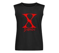 X Japan Rock Band J-Rock Music Men's Sleeveless T-Shirt Unisex Black Vest Tank Tee 3XL