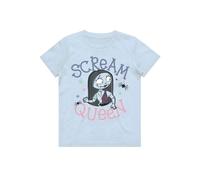 (X-Large (11/12 Yrs), Blue) Nightmare Before Christmas Kids The Scream Queen T Shirt
