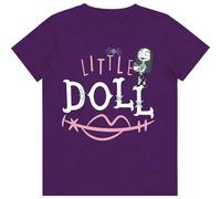 (X-Large (11/12 Yrs), Purple) Nightmare Before Christmas Kids Little Doll T Shirt