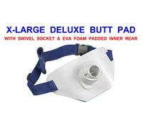 X-LARGE 12" DELUXE SWIVEL BUTT PAD SEA FISHING BELT FOR UPTIDE BOAT ROD LURES
