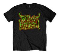 (X-Large) Billie Eilish 'Airbrush Flames' (Black) T-Shirt