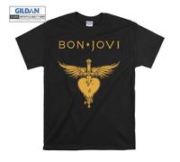 (X-Large, Black) Greatest Hits Bon Jovi Album Men Women Unisex Top T Shirt T-Shirt Tshirt
