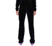 Juicy Couture Tina Classic Velour Track Pant With Diamante Logo - Black, Black, Size Xl, Women Black