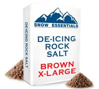 X-Large Brown Deicing Rock Salt Grit For Snow & Ice Removal By Laeto Snow Essentials
