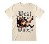 (X-Large) Deadpool 'Best Bubs' (Natural) T-Shirt
