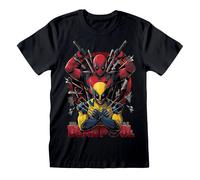 (X-Large) Deadpool 'Weapons' (Black) T-Shirt