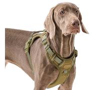 X-Large Dog Harness, No Pull Easy Walker Escape Proof Vest with Handle, Reflective Pet Harness with 2 Leash Clips and 3 Buckles, No Rub No Choke, Newfoundland Alaska German Shepherd Mastiffs, XL