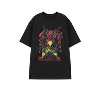 (X-Large) Marvel Deadpool Short Sleeved T-Shirt (Mens Black)