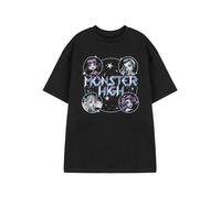 Vanilla Underground Monster High Womens Black All The Ghouls Short Sleeved T-Shirt (X-Large)