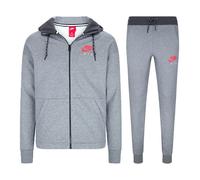 Nike - Nike Tuta Uomo Cotone Felpato Grigia - XL, Grey