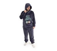 (X-Large) Rick And Morty Long Sleeve Long Leg Pyjama Set (Mens Grey)