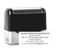 X-Large Size Custom Self-Inking Stamp Customized Return Address Stamp - Up to 6 Lines of Text Choose from Many Fonts & Ink Colors