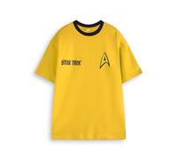 (X-Large) Star Trek Short Sleeved T-Shirt (Mens Yellow)