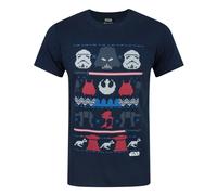 (X-Large) Star Wars Short Sleeved T-Shirt (Mens Blue)
