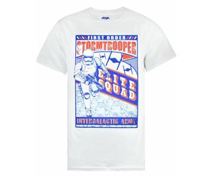(X-Large) Star Wars Short Sleeved T-Shirt (Mens White)