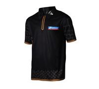 (X-Large) Unicorn Darts Official 2019 Jeffrey De Zwaan Shirt in Black Polyester Breathable