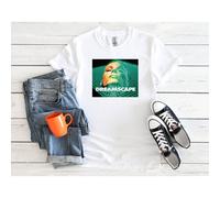 (X-Large, White) Dreamscape 90's Fantazia Rave Techno Men Women Unisex Top T Shirt