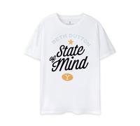 Yellowstone Women's Beth Dutton State Of Mind Short Sleeved T-Shirt | White | Officially Licensed Merch | Size: XL Yellowstone White XL