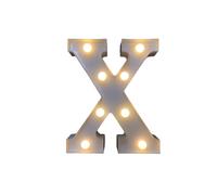 (X) LED English Letter And Symbol Pattern Night Light Home Room Proposal Decor Creative Modeling Lights For Bedroom Birthday Party