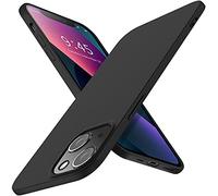 X-level Compatible with iPhone 13 Case Ultra Thin [Guardian Serie] Slim Fit Soft Flexible TPU Bumper Matt Finish Lightweight Protective Case Cover for iPhone 13 - Black