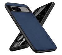 X-level for Google Pixel 8a Case, Alcantara Suede with Soft TPU Silicone Bumper Anti-Scratch Cover Shockproof Protective Phone Case Compatible with Pixel 8a - Blue