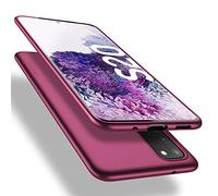 X-level for Samsung Galaxy S20 Case for Man Girl Women, [Guardian Series] Ultra Thin Slim Fit Soft Flexible TPU Bumper Matt Finish Protective Phone Cover Case for Samsung Galaxy S20 5G 6.2” - Wine Red
