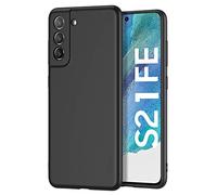 X-level for Samsung Galaxy S21 FE Case, [Guardian Series] Ultra Thin Slim Soft Flexible TPU Bumper Matt Finish Protective Phone Cover for Samsung S21 FE 5G - Black